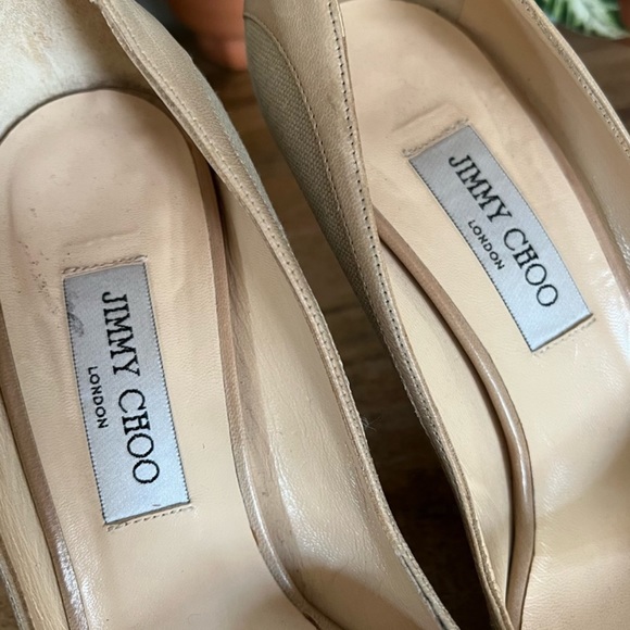 Jimmy Choo flax colored pumps - Picture 6 of 10